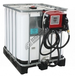 IBC nádrž 12V PIUSI CUBE s 56/33 čerpadlom (1000L/12V)